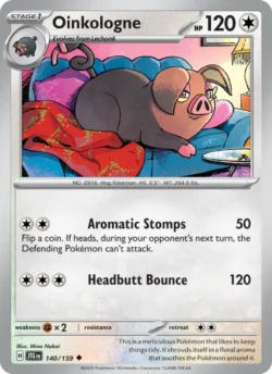 Oinkologne (#140) — Reverse Holo — JTG 140