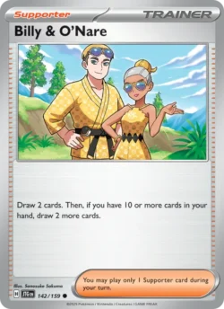 Billy & O'Nare (#142) — Reverse Holo — JTG 142