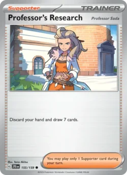 Professor's Research (#155) — Reverse Holo — JTG 155