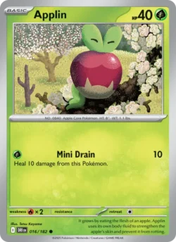 Applin (#016) — Reverse Holo — DRI 016