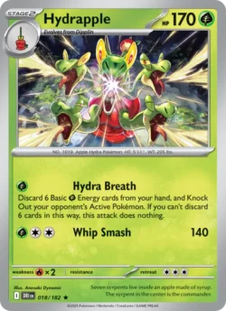 Hydrapple (#018) Reverse Holo — Reverse Holo — DRI 018