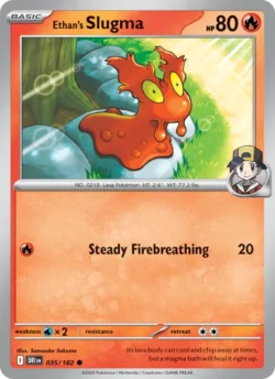 Ethan's Slugma (#035) — Reverse Holo — DRI 035