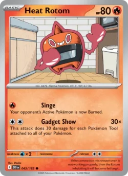 Heat Rotom (#043) — Reverse Holo — DRI 043