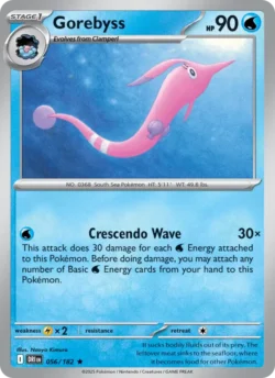 Gorebyss (#056) — Reverse Holo — DRI 056