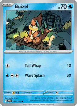 Buizel (#057) Reverse Holo — Reverse Holo — DRI 057