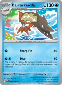Barraskewda (#063) Reverse Holo — Reverse Holo — DRI 063
