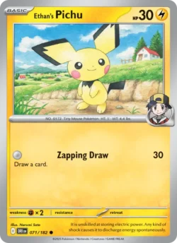 Ethan's Pichu (#071) Reverse Holo — Reverse Holo — DRI 071