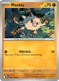 Mankey (#090) — Reverse Holo — DRI 090