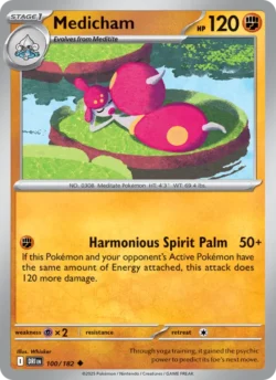Medicham (#100) — Reverse Holo — DRI 100