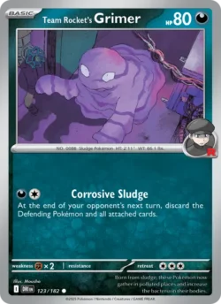 Team Rocket's Grimer (#123) — Reverse Holo — DRI 123
