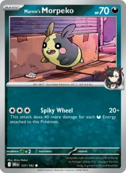 Marnie's Morpeko (#137) — Reverse Holo — DRI 137
