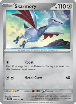 Skarmory (#141) — Reverse Holo — DRI 141