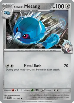Steven's Metang (#144) Reverse Holo — Reverse Holo — DRI 144