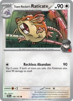 Team Rocket's Raticate (#148) — Reverse Holo — DRI 148