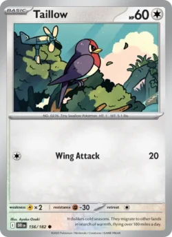 Taillow (#156) — Reverse Holo — DRI 156