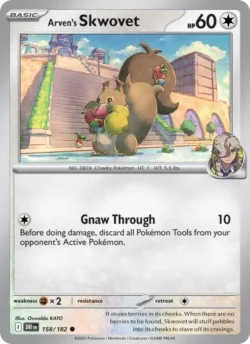 Arven's Skwovet (#158) — Reverse Holo — DRI 158