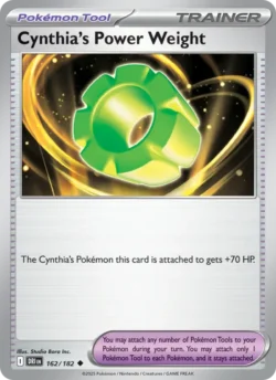 Cynthia's Power Weight (#162) — Reverse Holo — DRI 162