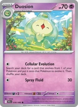 Duosion (#038) — Reverse Holo — BLK 038