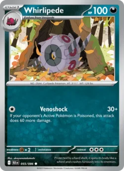 Whirlipede (#055) — Reverse Holo — BLK 055