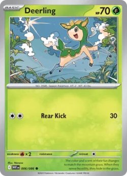 Deerling (#006) — Reverse Holo — WHT 006