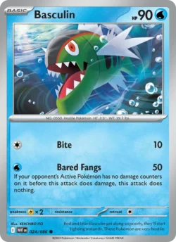 Basculin (#024) — Reverse Holo — WHT 024