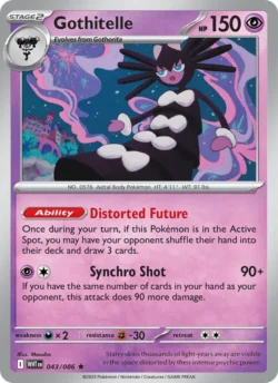 Gothitelle (#043) — Reverse Holo — WHT 043