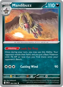 Mandibuzz (#064) — Reverse Holo — WHT 064