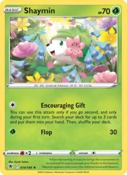 Shaymin (#014) Reverse Holo — Reverse Holo — ASR 014
