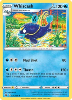 Whiscash (#036) Reverse Holo — Reverse Holo — ASR 036