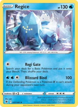 Regice (#037) — Reverse Holo — ASR 037
