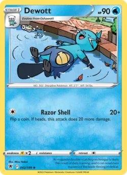 Dewott (#042) Reverse Holo — Reverse Holo — ASR 042