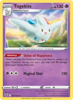 Togekiss (#057) — Reverse Holo — ASR 057