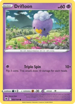 Drifloon (#063) — Reverse Holo — ASR 063