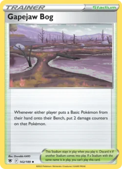 Gapejaw Bog (#142) — Reverse Holo — ASR 142