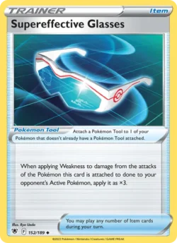 Supereffective Glasses (#152) Reverse Holo — Reverse Holo — ASR 152