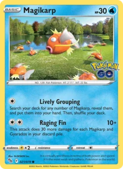 Magikarp (#021) Reverse Holo — Reverse Holo — PGO 021