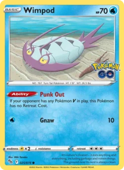 Wimpod (#025) Reverse Holo — Reverse Holo — PGO 025