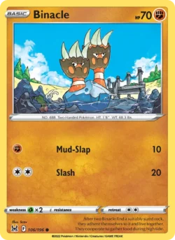 Binacle (#106) — Reverse Holo — LOR 106
