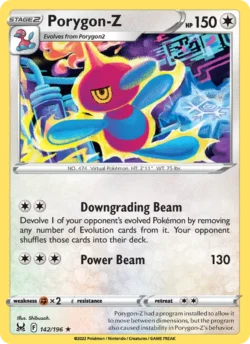 Porygon-Z (#142) — Reverse Holo — LOR 142