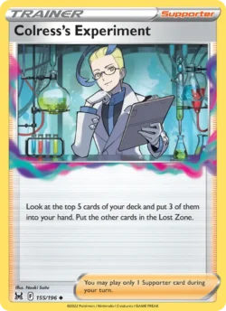Colress's Experiment (#155) — Reverse Holo — LOR 155