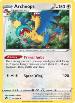 Archeops (#147) — Reverse Holo — SIT 147