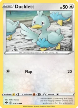 Ducklett (#148) — Reverse Holo — DAA 148