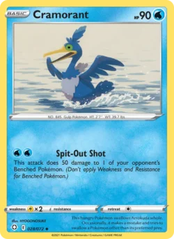 Cramorant (#28) — Reverse Holo — SHF 028