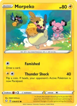 Morpeko (#36) — Reverse Holo — SHF 036