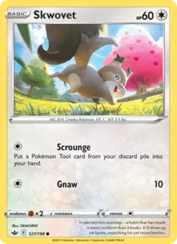 Skwovet (#127) — Reverse Holo — CRE 127