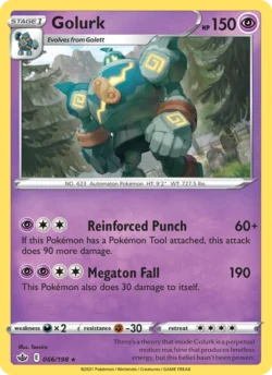 Golurk (#66) Reverse Holo — Reverse Holo — CRE 066