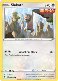 Slakoth (#129) Reverse Holo — Reverse Holo — EVS 129