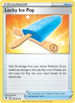 Lucky Ice Pop (#150) Reverse Holo — Reverse Holo — EVS 150