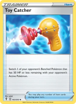 Toy Catcher (#163) Reverse Holo — Reverse Holo — EVS 163