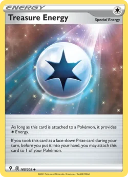 Treasure Energy (#165) — Reverse Holo — EVS 165